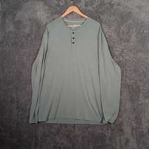 Free fly Bamboo shade long sleeve shirt men's Green Color size 3X